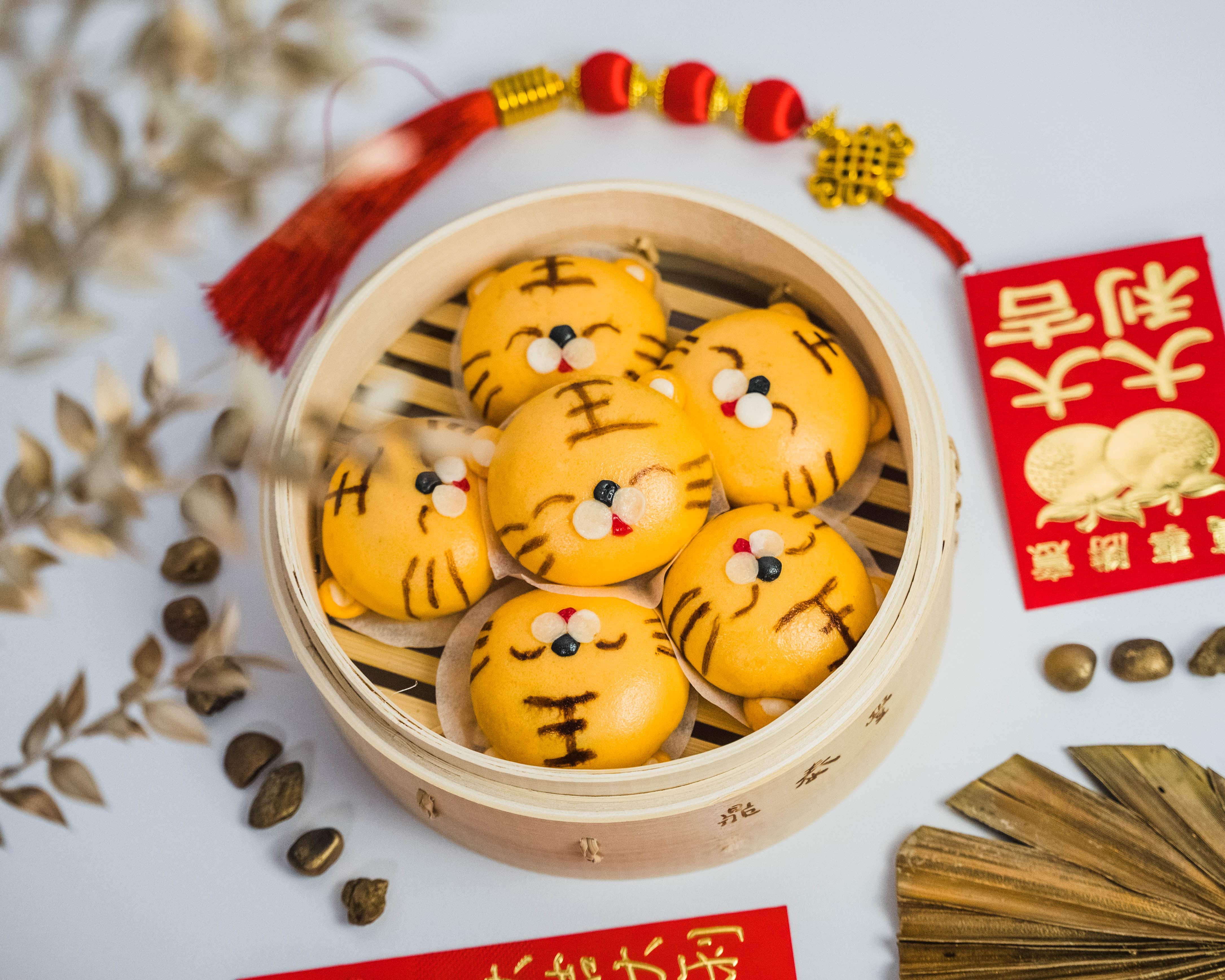 Celebrate The Year Of The Tiger With These Adorable Tiger Buns From Din