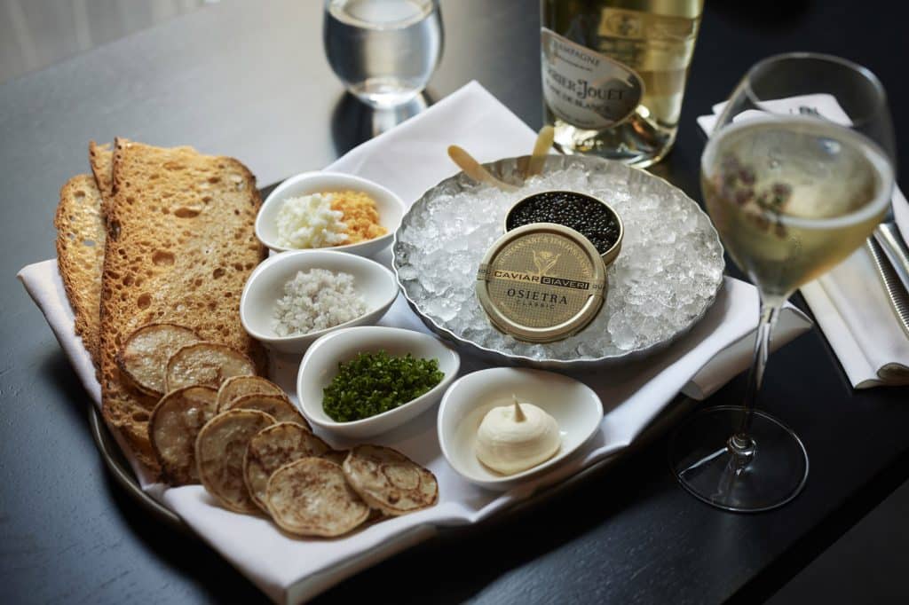 caviar served at botswana butchery in melbourne