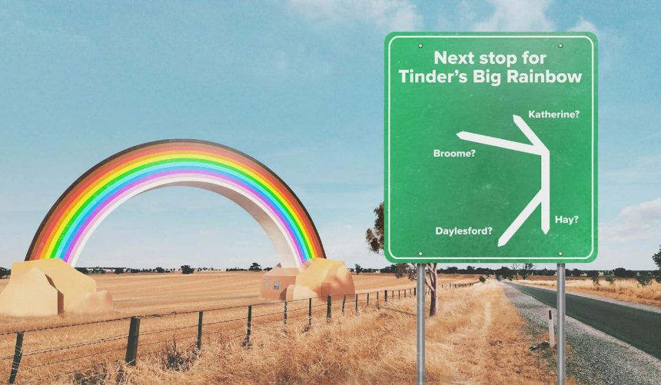 Step Aside Big Banana, Tinder Is Building A Giant Rainbow In A Regional Aussie Town