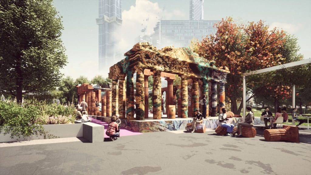 A Vivid Reimagining Of The Parthenon Is Coming To The Garden At NGV