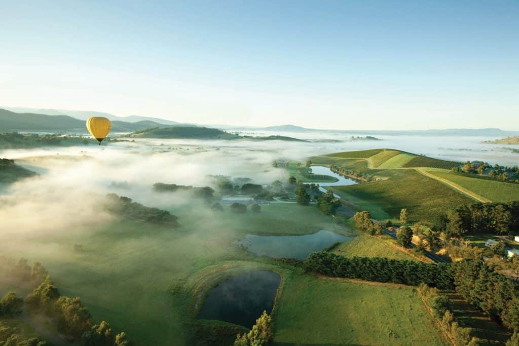 Soar Over The Yarra Valley And Enjoy Luxury Accommodation In A Limited Package From Global Ballooning