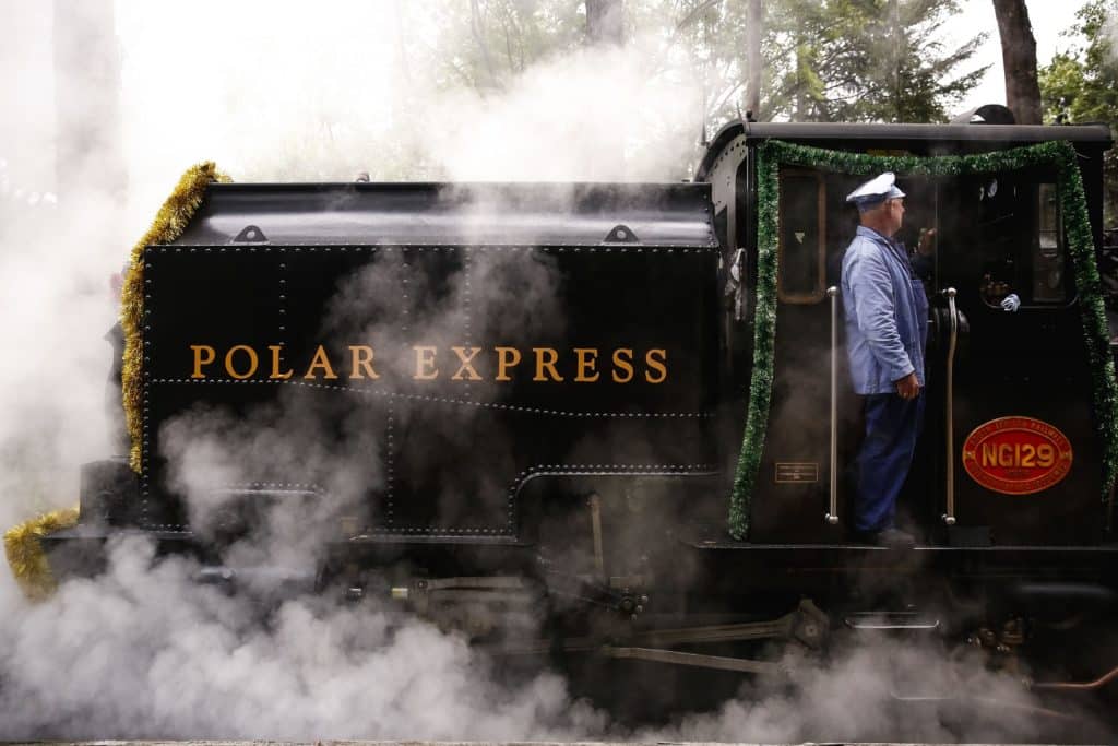 Journey To The North Pole On The Magical Polar Express Train Ride By Puffing Billy