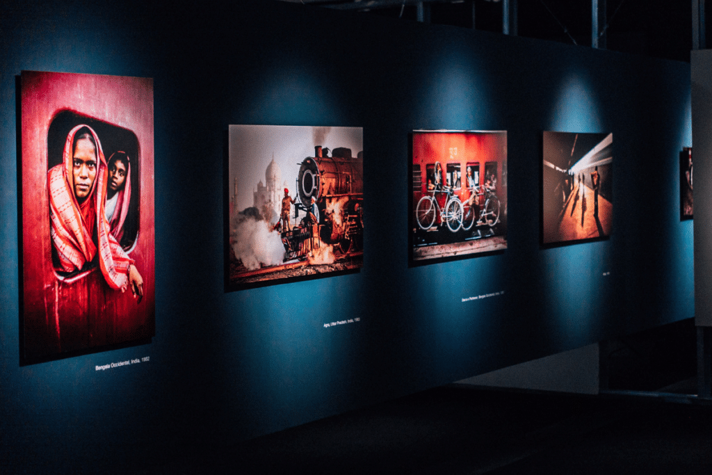 4 images at the ICONS photography exhibition in Sydney 
