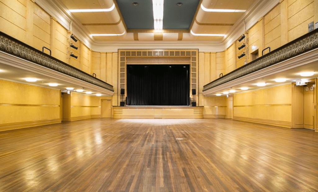 The interiors of Collingwood Town Hall