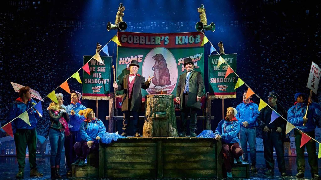 cast of Groundhog Day The Musical in London