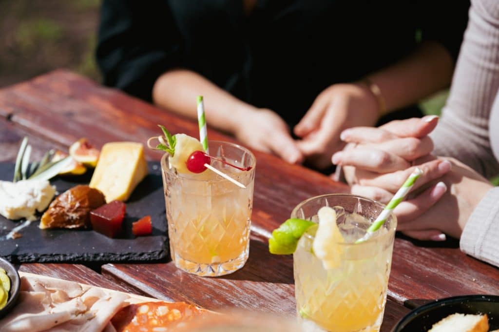 cocktails at Tokar Estate